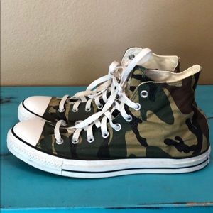 Men’s Camouflage High Top Converse